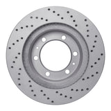 Dynamic Friction 2003-2023 Toyota Fortuner (Latin America) Front Left Drilled Geoperformance Rotor by Dynamic Friction Company 820-76128L