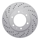 Dynamic Friction 2003-2023 Toyota Fortuner (Latin America) Front Left Drilled Geoperformance Rotor by Dynamic Friction Company 820-76128L