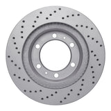 Dynamic Friction 2003-2023 Toyota Fj Cruiser Front Right Drilled Geoperformance Rotor by Dynamic Friction Company 820-76128R
