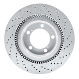 Dynamic Friction 2007-2022 Lexus Lx570 Front Left Drilled Geoperformance Rotor by Dynamic Friction Company 820-76136L