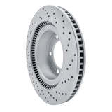 Dynamic Friction 2007-2022 Lexus Lx570 Front Left Drilled Geoperformance Rotor by Dynamic Friction Company 820-76136L