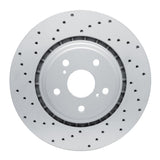 Dynamic Friction 2008-2021 Lexus NX300 Front Left Drilled Geoperformance Rotor by Dynamic Friction Company 820-76138L