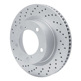 Dynamic Friction 2008-2021 Lexus Lx570 Front Left Drilled Geoperformance Rotor by Dynamic Friction Company 820-76140L