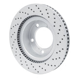 Dynamic Friction 2008-2021 Lexus Lx570 Front Left Drilled Geoperformance Rotor by Dynamic Friction Company 820-76140L