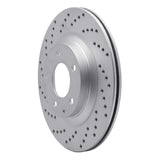 Dynamic Friction 2004-2011 Mazda Rx-8 Rear Left Drilled Geoperformance Rotor by Dynamic Friction Company 820-80044L