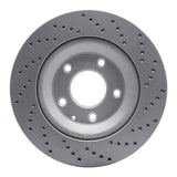 Dynamic Friction 2004-2011 Mazda Rx-8 Rear Left Drilled Geoperformance Rotor by Dynamic Friction Company 820-80044L