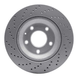 Dynamic Friction 2004-2011 Mazda Rx-8 Rear Right Drilled Geoperformance Rotor by Dynamic Friction Company 820-80044R