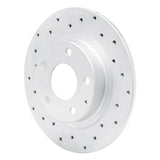 Dynamic Friction 2014-2021 Mazda 6 Rear Left Drilled Geoperformance Rotor by Dynamic Friction Company 820-80051L