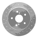 Dynamic Friction 2007-2014 Suzuki SX4 Crossover Rear Left Drilled & Slotted Geoperformance Rotor by Dynamic Friction Company 830-01005L