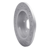 Dynamic Friction 2010-2013 Suzuki Kizashi Rear Left Drilled & Slotted Geoperformance Rotor by Dynamic Friction Company 830-01006L