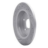 Dynamic Friction 2010-2013 Suzuki Kizashi Rear Right Drilled & Slotted Geoperformance Rotor by Dynamic Friction Company 830-01006R