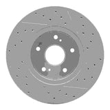 Dynamic Friction 2010-2013 Suzuki Kizashi Front Left Drilled & Slotted Geoperformance Rotor by Dynamic Friction Company 830-01007L