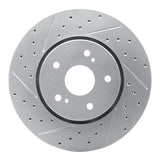 Dynamic Friction 2010-2013 Suzuki Kizashi Front Left Drilled & Slotted Geoperformance Rotor by Dynamic Friction Company 830-01007L