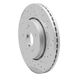 Dynamic Friction 2010-2013 Suzuki Kizashi Front Right Drilled & Slotted Geoperformance Rotor by Dynamic Friction Company 830-01007R