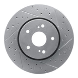 Dynamic Friction 2010-2013 Suzuki Kizashi Front Right Drilled & Slotted Geoperformance Rotor by Dynamic Friction Company 830-01007R