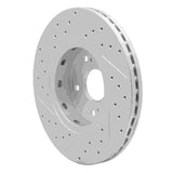 Dynamic Friction 2010-2013 Suzuki Kizashi Front Right Drilled & Slotted Geoperformance Rotor by Dynamic Friction Company 830-01007R