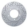 R1 Concepts 1999-2008 Chevrolet Tracker Front Left Drilled & Slotted Geoperformance Rotor