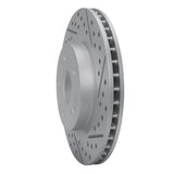 Dynamic Friction 2006-2017 Suzuki Grand Vitara Front Right Drilled & Slotted Geoperformance Rotor by Dynamic Friction Company 830-01014R