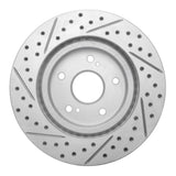 Dynamic Friction 2006-2017 Suzuki Grand Vitara Front Right Drilled & Slotted Geoperformance Rotor by Dynamic Friction Company 830-01014R