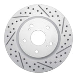Dynamic Friction 2006-2017 Suzuki Grand Vitara Front Right Drilled & Slotted Geoperformance Rotor by Dynamic Friction Company 830-01014R