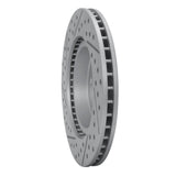 Dynamic Friction 2006-2017 Suzuki Grand Vitara Front Right Drilled & Slotted Geoperformance Rotor by Dynamic Friction Company 830-01014R