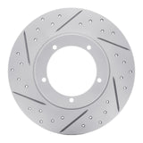 R1 Concepts 1965-1976 Porsche 911 Front Left Drilled & Slotted Geoperformance Rotor by R1 Concepts 830-02000L
