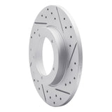 R1 Concepts 1965-1976 Porsche 911 Front Right Drilled & Slotted Geoperformance Rotor