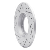 R1 Concepts 1965-1976 Porsche 911 Front Right Drilled & Slotted Geoperformance Rotor