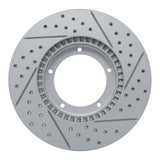 R1 Concepts 1967-1988 Porsche 944 Excl Turbo Front Left Drilled & Slotted Geoperformance Rotor by R1 Concepts 830-02001L