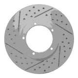R1 Concepts 1967-1988 Porsche 944 Excl Turbo Front Left Drilled & Slotted Geoperformance Rotor by R1 Concepts 830-02001L