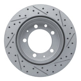 R1 Concepts 1977-1988 Porsche 924 Rear Left Drilled & Slotted Geoperformance Rotor by R1 Concepts 830-02006L