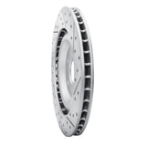 Dynamic Friction 2015-2018 Porsche Macan Rear Left Drilled & Slotted Geoperformance Rotor by Dynamic Friction Company 830-02102L