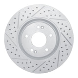 Dynamic Friction 2011-2025 Hyundai Sonata Front Left Drilled & Slotted Geoperformance Rotor by Dynamic Friction Company 830-03003L