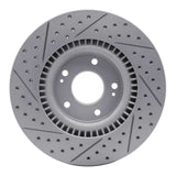 Dynamic Friction 2011-2025 Hyundai Tucson Front Right Drilled & Slotted Geoperformance Rotor by Dynamic Friction Company 830-03003R