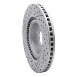 Dynamic Friction 2011-2025 Hyundai Tucson Front Right Drilled & Slotted Geoperformance Rotor by Dynamic Friction Company 830-03003R