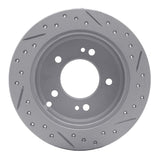R1 Concepts 2001-2010 Hyundai Tucson Rear Left Drilled & Slotted Geoperformance Rotor by R1 Concepts 830-03014L