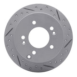 R1 Concepts 2001-2010 Hyundai Tucson Rear Right Drilled & Slotted Geoperformance Rotor by R1 Concepts 830-03014R