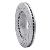 Dynamic Friction 2003-2013 Hyundai Tucson Front Right Drilled & Slotted Geoperformance Rotor by Dynamic Friction Company 830-03016R