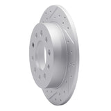 Dynamic Friction 2003-2008 Hyundai Tiburon Rear Left Drilled & Slotted Geoperformance Rotor by Dynamic Friction Company 830-03017L