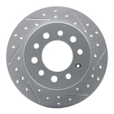 Dynamic Friction 2003-2008 Hyundai Tiburon Rear Right Drilled & Slotted Geoperformance Rotor by Dynamic Friction Company 830-03017R