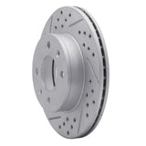 Dynamic Friction 2003-2006 Dodge Verna (Mexico) Front Left Drilled & Slotted Geoperformance Rotor by Dynamic Friction Company 830-03018L