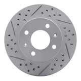 Dynamic Friction 2003-2006 Dodge Verna (Mexico) Front Left Drilled & Slotted Geoperformance Rotor by Dynamic Friction Company 830-03018L