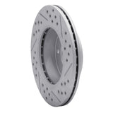 Dynamic Friction 2003-2006 Dodge Verna (Mexico) Front Left Drilled & Slotted Geoperformance Rotor by Dynamic Friction Company 830-03018L