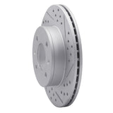 Dynamic Friction 2003-2006 Dodge Verna (Mexico) Front Right Drilled & Slotted Geoperformance Rotor by Dynamic Friction Company 830-03018R
