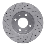 Dynamic Friction 2003-2006 Dodge Verna (Mexico) Front Right Drilled & Slotted Geoperformance Rotor by Dynamic Friction Company 830-03018R