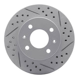 Dynamic Friction 2003-2006 Dodge Verna (Mexico) Front Right Drilled & Slotted Geoperformance Rotor by Dynamic Friction Company 830-03018R
