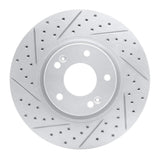 Dynamic Friction 2004-2011 Hyundai Xg350 Front Left Drilled & Slotted Geoperformance Rotor by Dynamic Friction Company 830-03019L