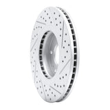 Dynamic Friction 2004-2011 Hyundai Xg350 Front Left Drilled & Slotted Geoperformance Rotor by Dynamic Friction Company 830-03019L