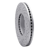 Dynamic Friction 2004-2011 Hyundai Azera Front Right Drilled & Slotted Geoperformance Rotor by Dynamic Friction Company 830-03019R