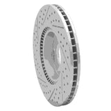 Dynamic Friction 2005-2024 Hyundai Veloster Front Right Drilled & Slotted Geoperformance Rotor by Dynamic Friction Company 830-03020R